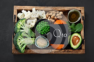Healthy food contains coenzyme Q10, supports immune system photo