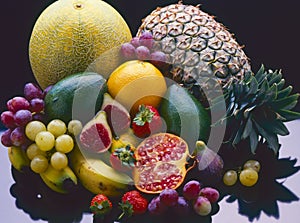 Healthy food. Fresh Fruits