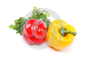 Healthy food. Fresh vegetables. Peppers.