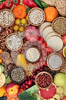 Healthy Food High in Dietary Fibre for Gut Health