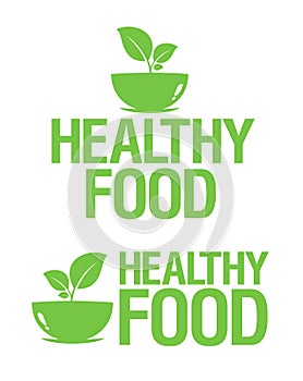 Healthy Food icons.