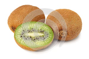 healthy food. kiwi fruit isolated on white background