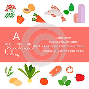 Healthy Food Proper Nutrition Vitamin A Organic