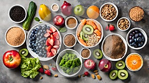 Healthy Food Variety - Clean Eating Selection