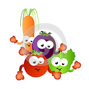 Healthy food vegetables for kids