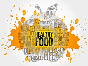 Healthy Food word cloud
