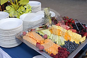 Healthy Fresh Fruits Food Buffet