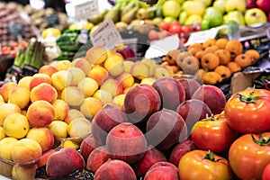Healthy Fresh Fruits For Sale In Market