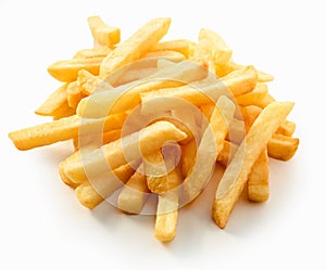 Healthy fresh oven baked pommes frites photo
