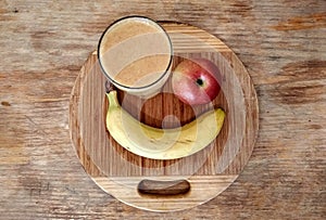 Healthy fruit breakfast