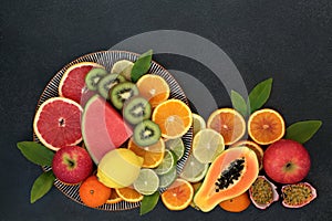 Healthy Fruit Collection to Boost the Immune System