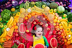 Healthy fruit and vegetable nutrition for kids