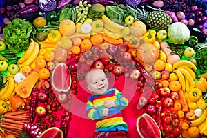 Healthy fruit and vegetable nutrition for kids