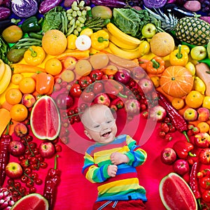 Healthy fruit and vegetable nutrition for kids