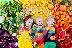 Healthy fruit and vegetable nutrition for kids