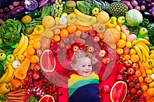 Healthy fruit and vegetable nutrition for kids