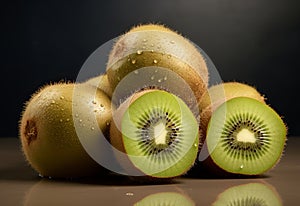 Healthy fruits reen kiwi fruit