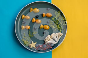 healthy fruity creative ideas for breakfast plate for children