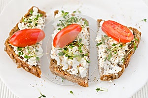 Healthy granary bread