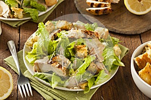 Healthy Grilled Chicken Caesar Salad