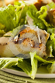 Healthy Grilled Chicken Caesar Salad