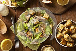 Healthy Grilled Chicken Caesar Salad photo