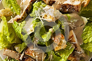 Healthy Grilled Chicken Caesar Salad