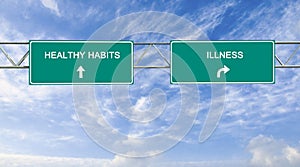 Healthy habits and illness