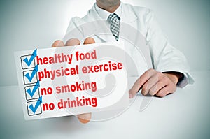 Healthy habits photo