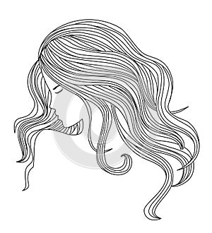 Healthy Hair illustration