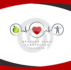 Healthy heart symbol