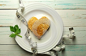 Healthy heart toast