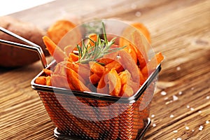 Healthy Homemade Baked Sweet Potato Fries.