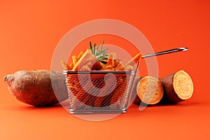 Healthy Homemade Baked Sweet Potato Fries.