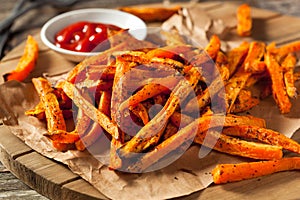 Healthy Homemade Baked Sweet Potato Fries