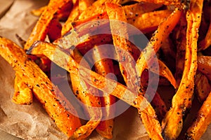 Healthy Homemade Baked Sweet Potato Fries