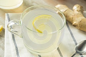 Healthy Homemade Lemon Ginger Tea