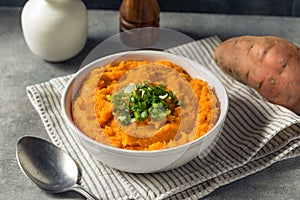 Healthy Homemade Mashed Sweet Potatoes