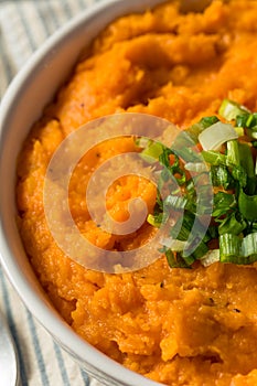 Healthy Homemade Mashed Sweet Potatoes