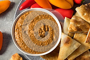 Healthy Homemade Muhammara Dip