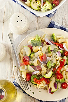 Healthy Homemade Pasta Salad