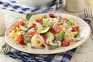 Healthy Homemade Pasta Salad