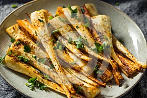 Healthy Homemade Roasted Parsnips