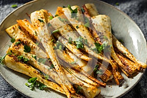 Healthy Homemade Roasted Parsnips photo