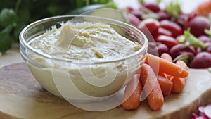 Healthy Hummus and Carrots