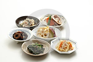 Healthy Japanese side dishes photo