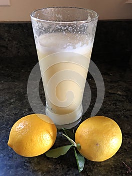 Healthy Lemon juice cleanse drink