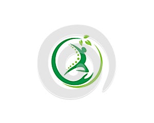 Healthy Life Naturel Logo Concept