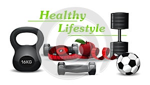 Healthy Lifestyle. All you need for fitness