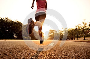 Healthy lifestyle fitness sports woman running